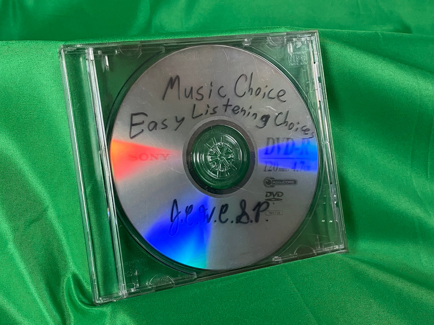 Easy Listening Music Choices - Original DVD Burned and Decorated by JCWCSP