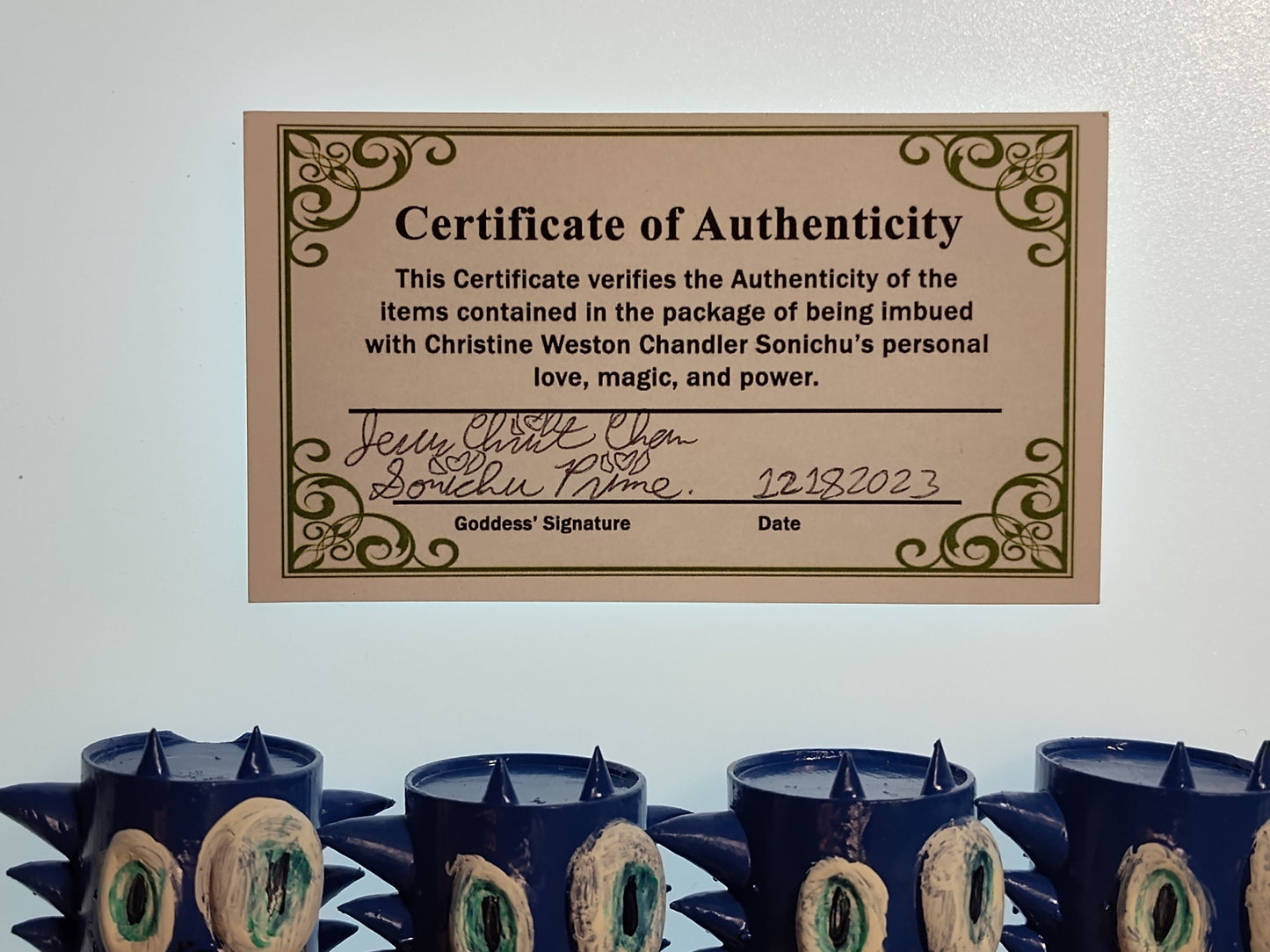 Sonic Totem Minis - Handpainted + Authenticity Certificate