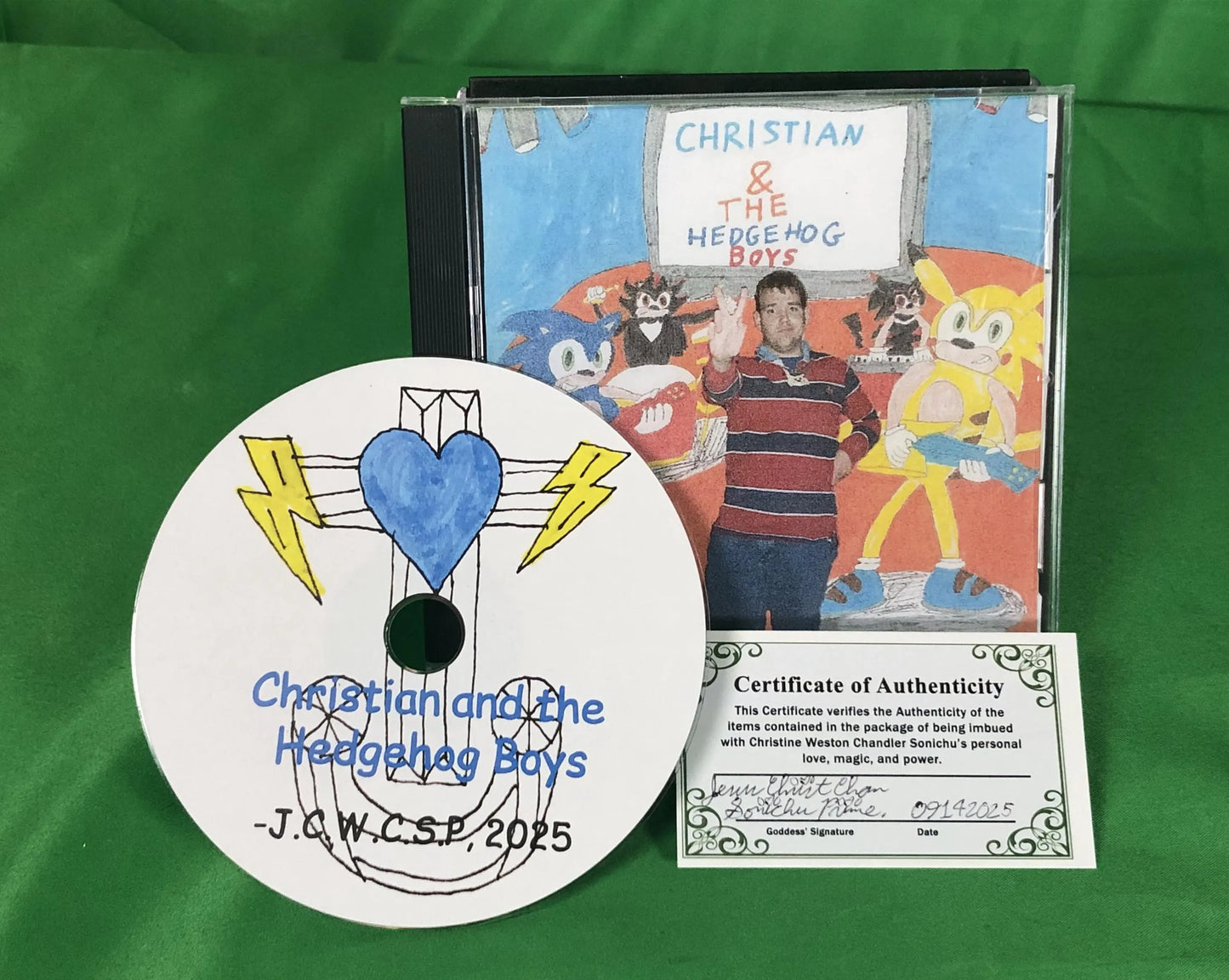 Christian and the Hedgehog Boys - Music by CWC with BONUS TRACKS - Art Inserts Included