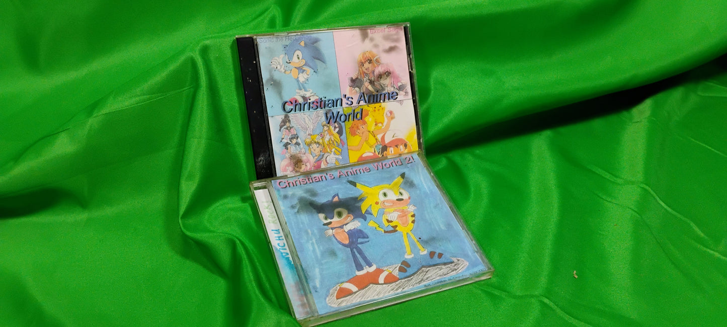 Christian's Anime World 2 Disc Album - Original CD Burned and Decorated by JCWCSP