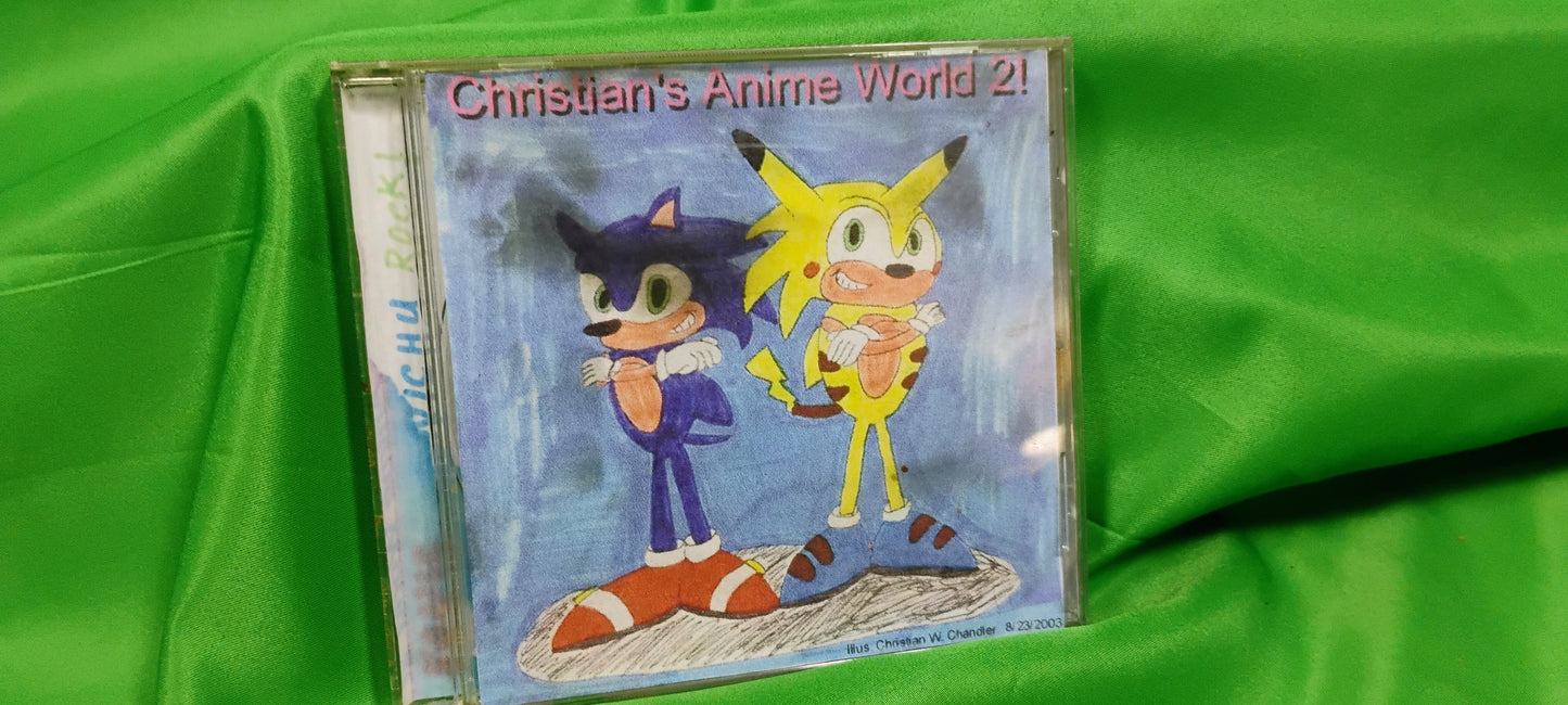 Christian's Anime World 2 Disc Album - Original CD Burned and Decorated by JCWCSP