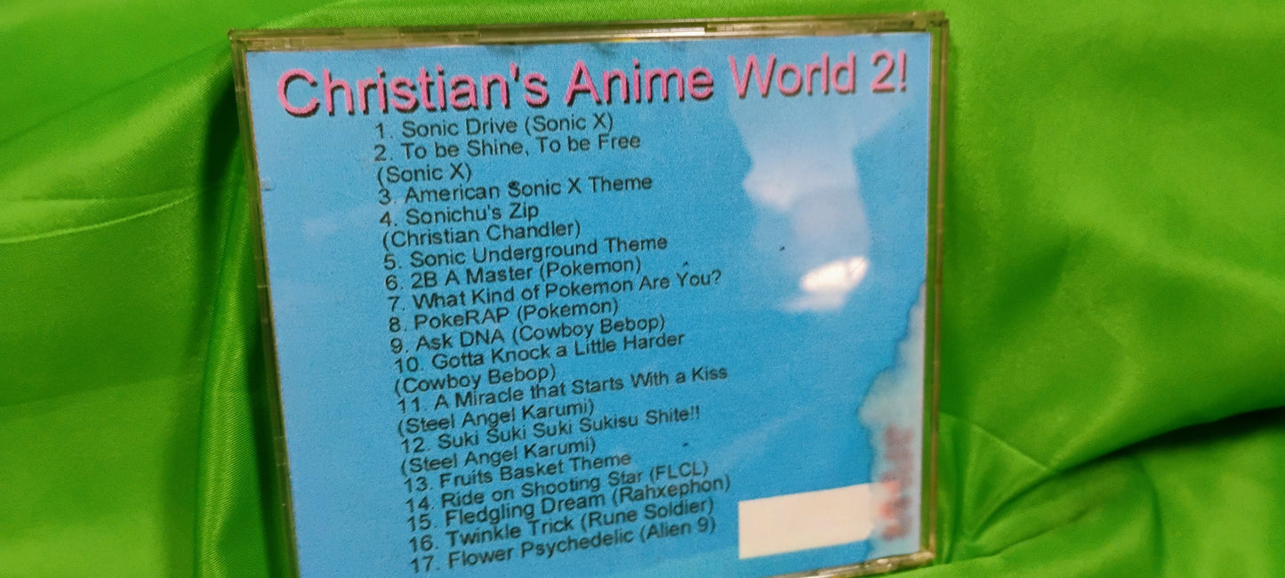 Christian's Anime World 2 Disc Album - Original CD Burned and Decorated by JCWCSP