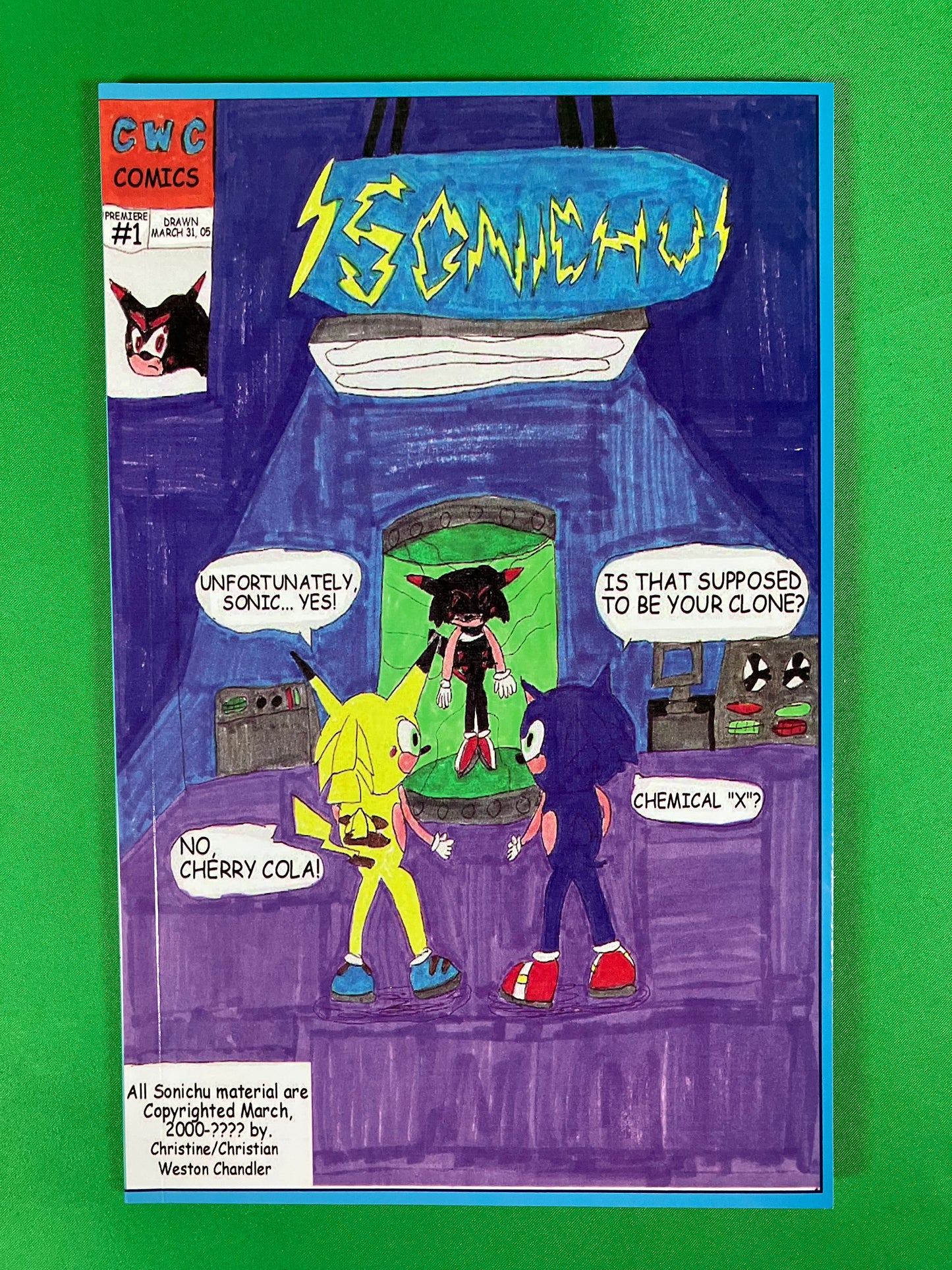 SONICHU vol 1: Autographed Print Comic