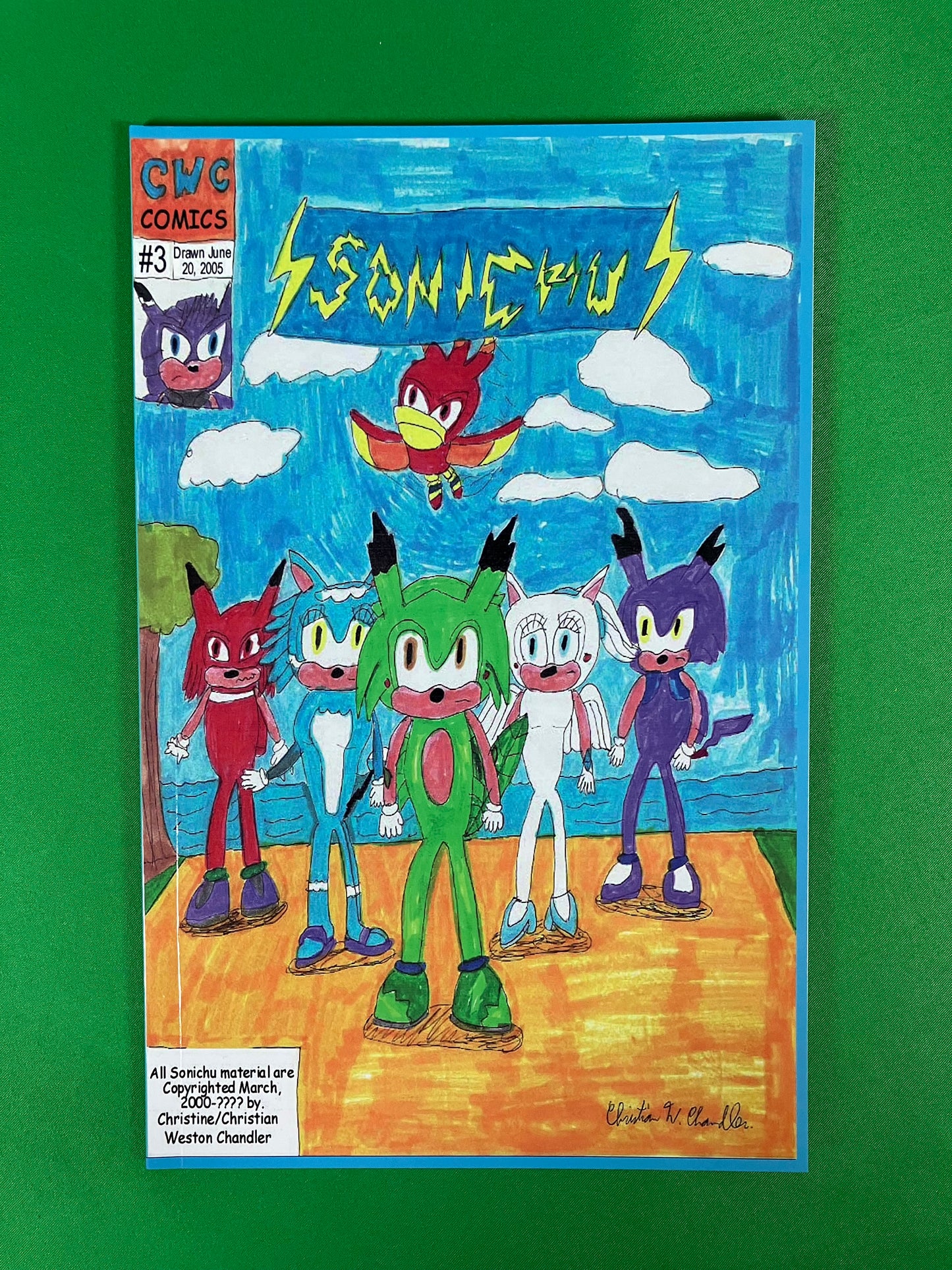 SONICHU vol 3: Autographed Print Comic