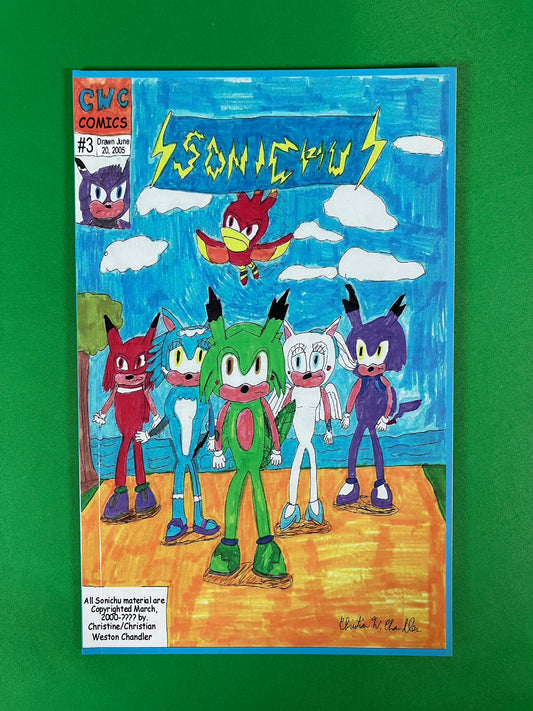 SONICHU vol 3: Autographed Print Comic