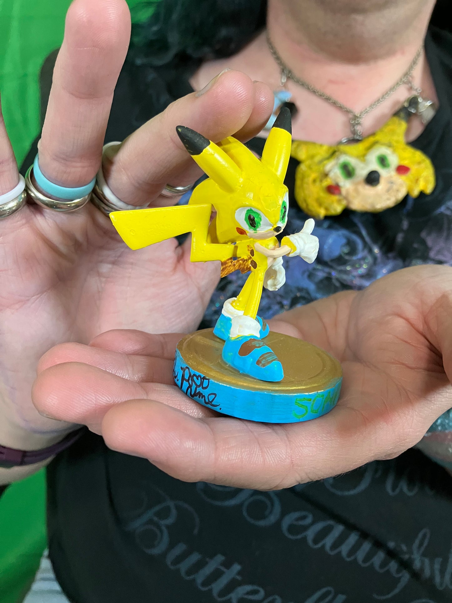 Sonichu Amiibo ( Handpainted by CWC )