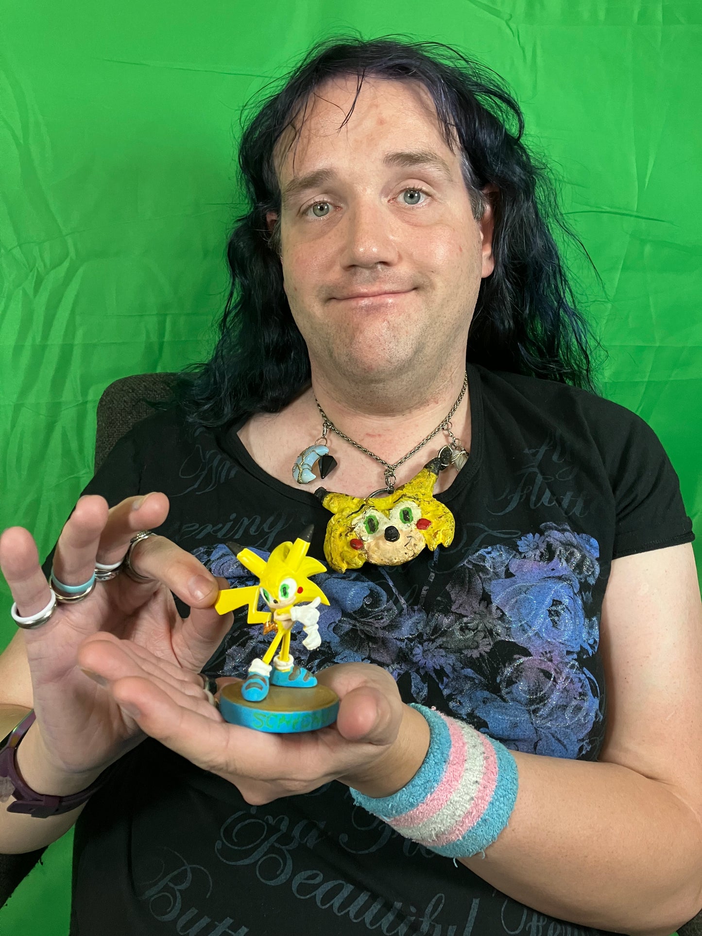 Sonichu Amiibo ( Handpainted by CWC )