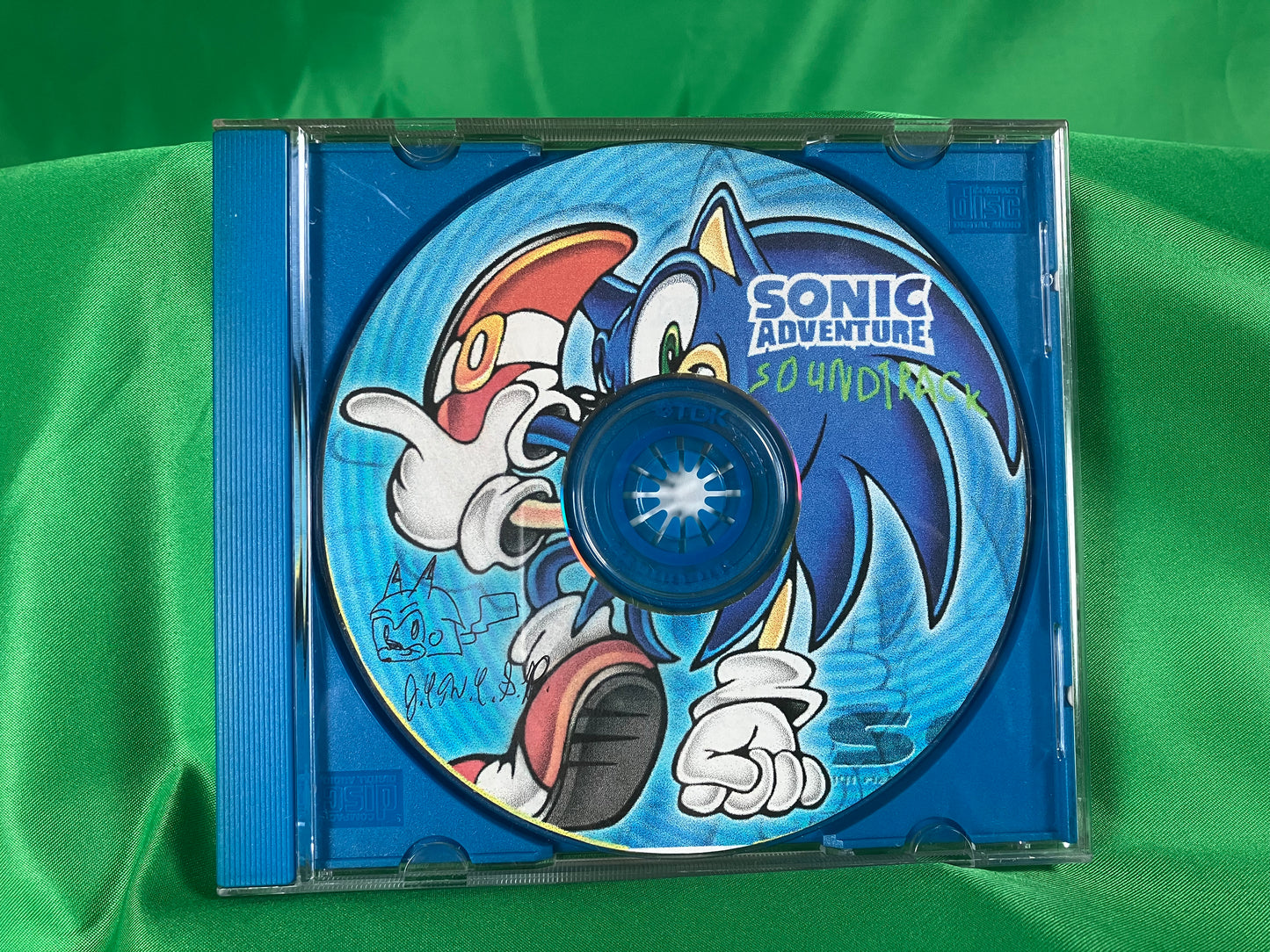 Sonic Adventure Soundtrack - Original CD Burned and Decorated by JCWCSP