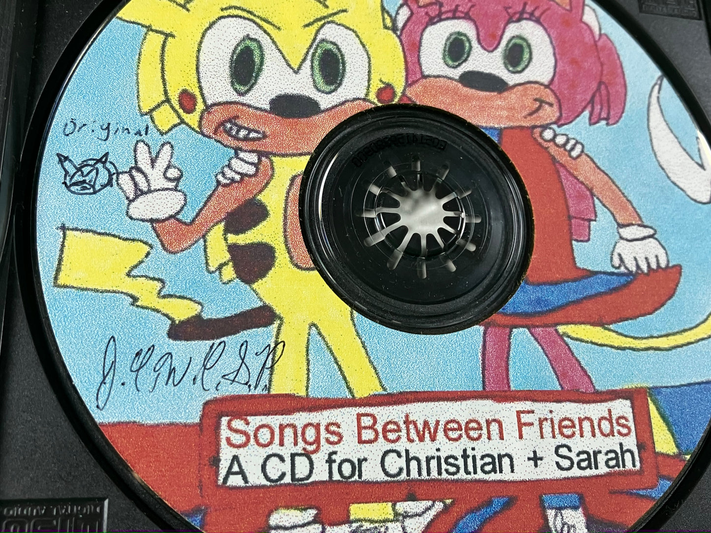 Songs Between Friends, A CD for Christian + Sarah - Original CD Burned and Decorated by JCWCSP