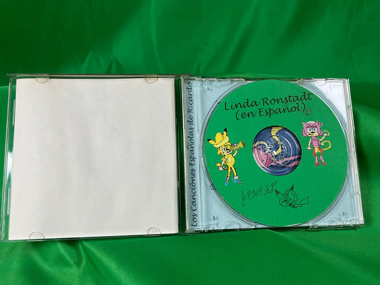 Linda Ronstadt (En Espanol) - Original CD Burned and Decorated by JCWCSP