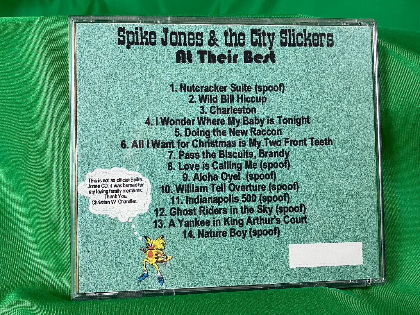 Spike Jones and the City Slickers - Original CD Burned and Decorated by JCWCSP