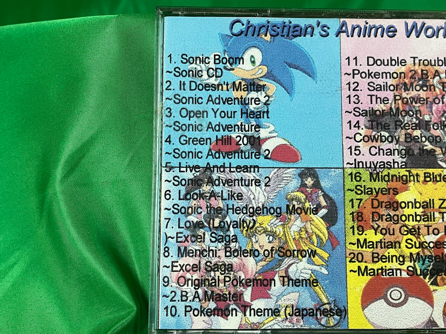 Christian's Anime World 2 Disc Album - Original CD Burned and Decorated by JCWCSP