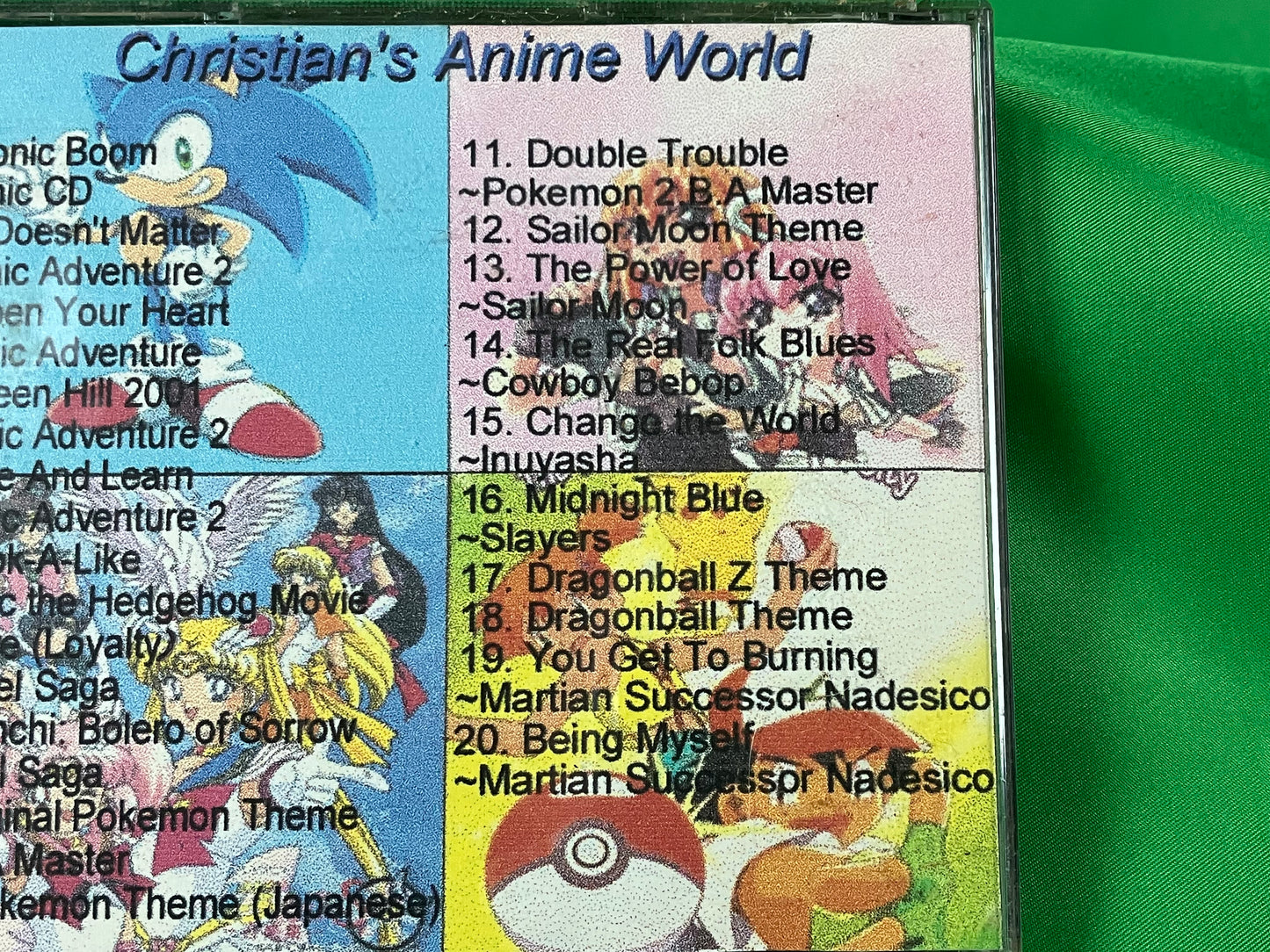 Christian's Anime World 2 Disc Album - Original CD Burned and Decorated by JCWCSP