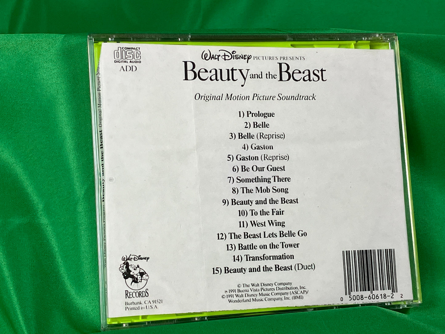 Beauty and the Beast OST - Original CD Burned and Decorated by JCWCSP