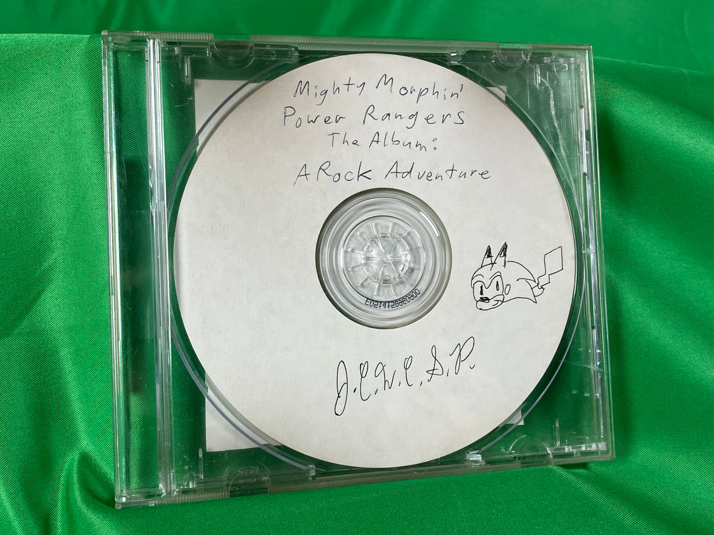 Mighty Morphin' Power Rangers: A Rock Adventure - Original CD Burned and Decorated by JCWCSP