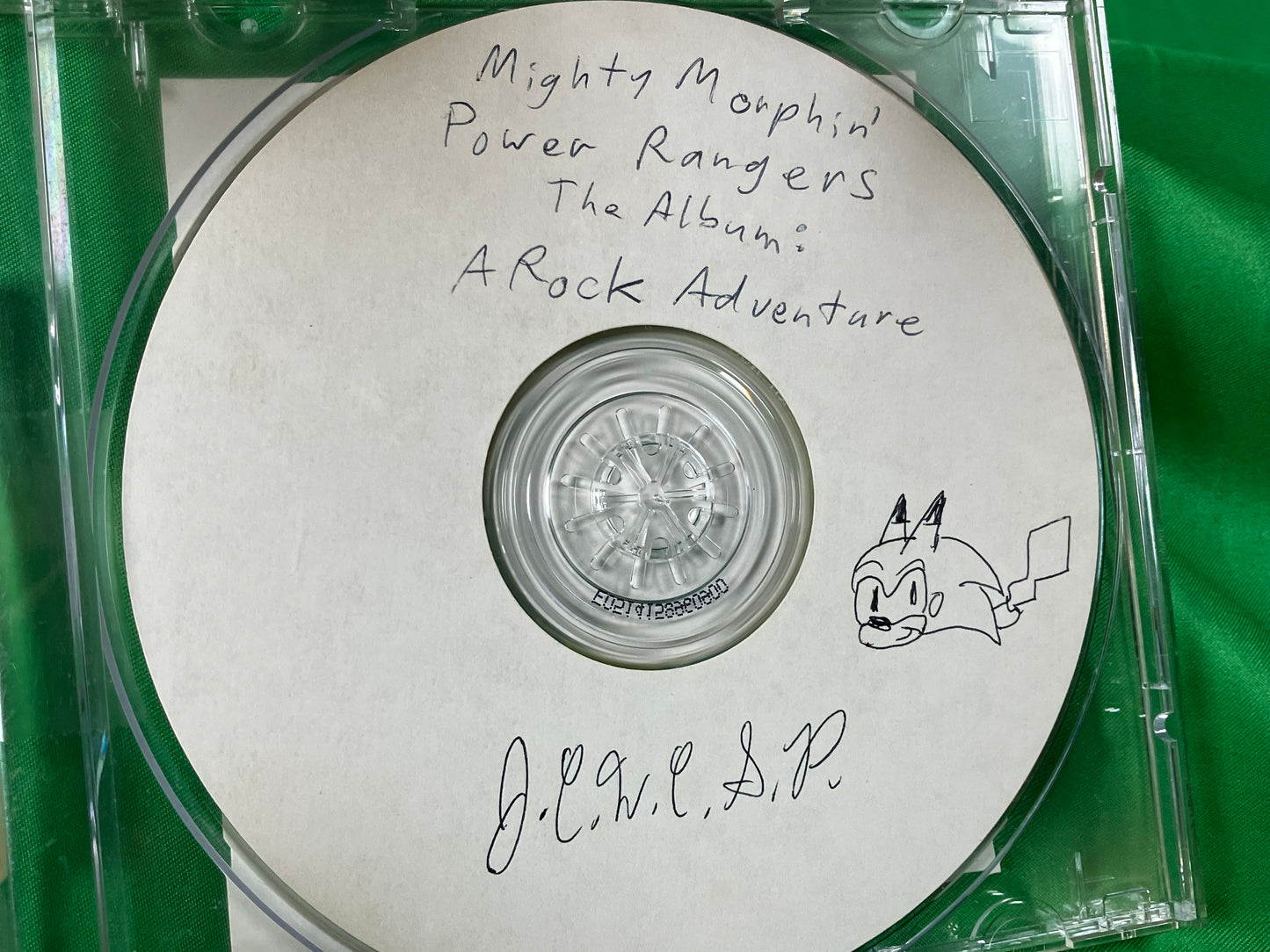 Mighty Morphin' Power Rangers: A Rock Adventure - Original CD Burned and Decorated by JCWCSP