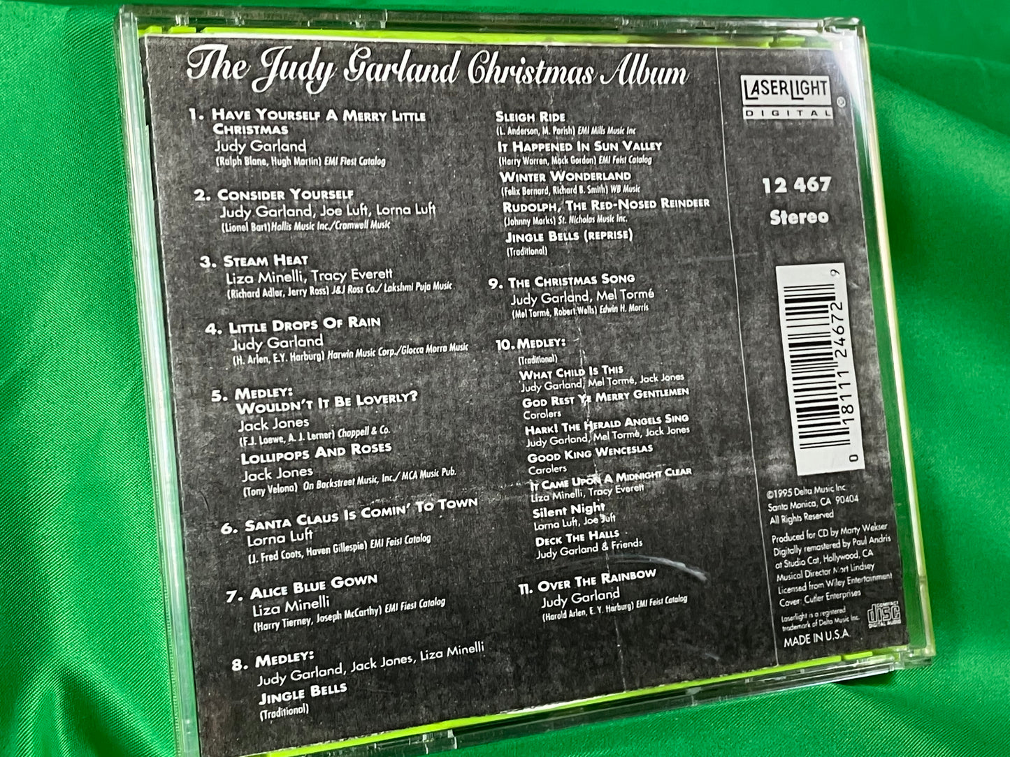 Judy Garland Christmas Album - Original CD Burned and Decorated by JCWCSP