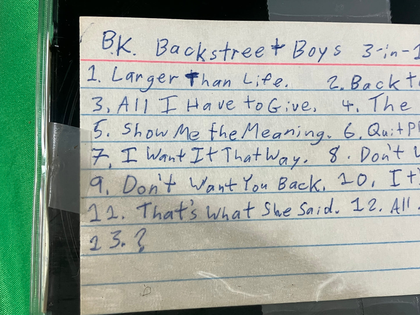 Backstreet 3-in-1 - Original CD Burned and Decorated by JCWCSP