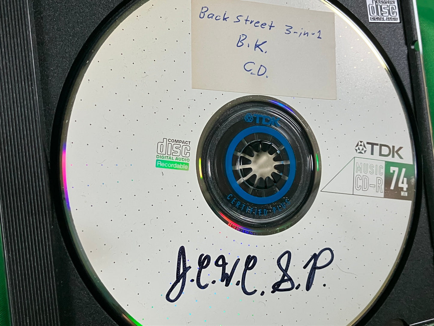 Backstreet 3-in-1 - Original CD Burned and Decorated by JCWCSP