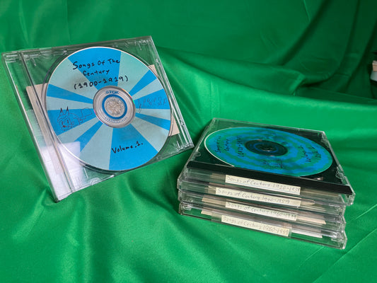 Songs of the Century, 8 Disc 5 Volume Pack - Original CD Burned and Decorated by JCWCSP