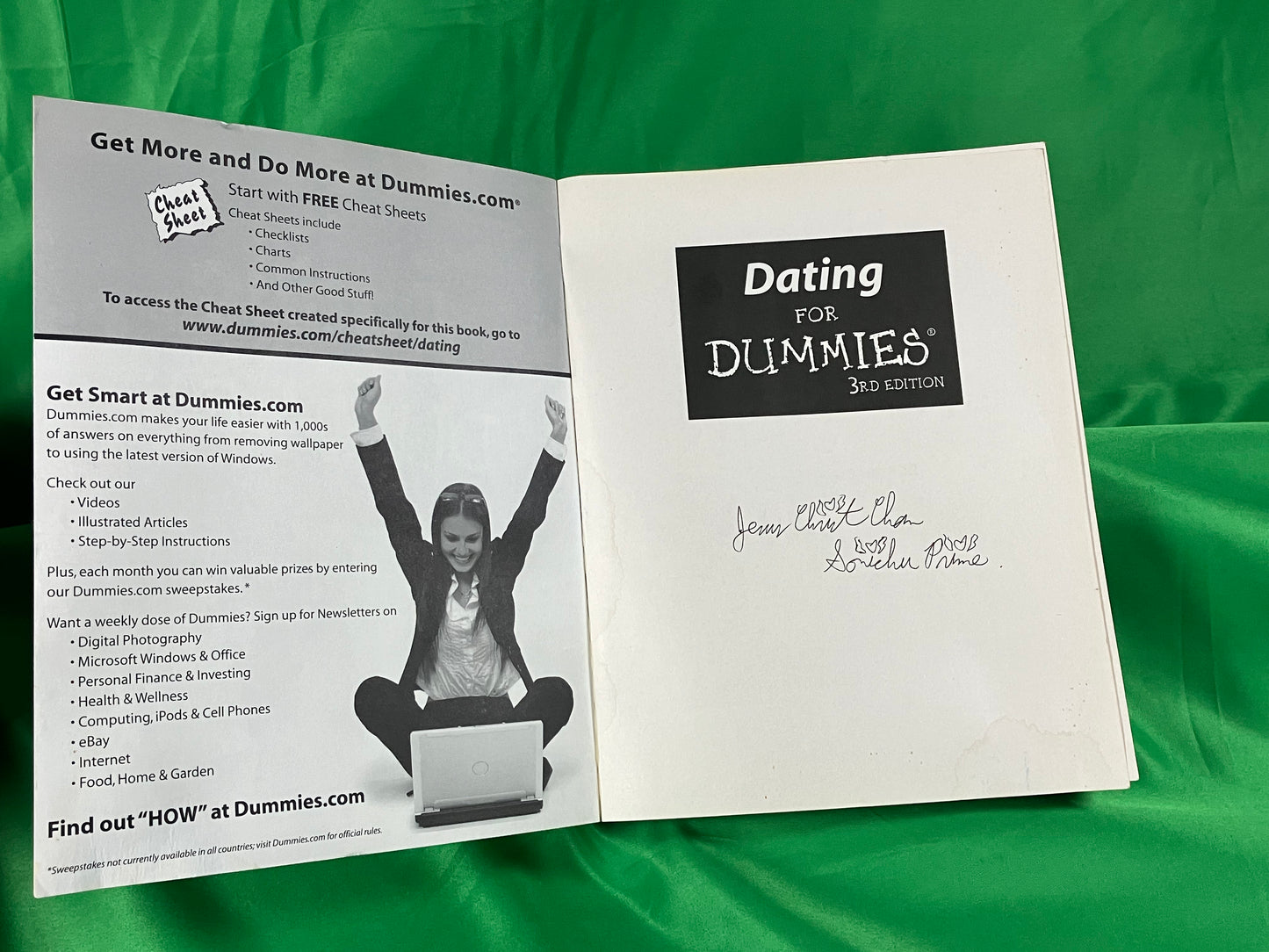 Dating for Dummies 3rd Edition 2011 - Autographed Guide