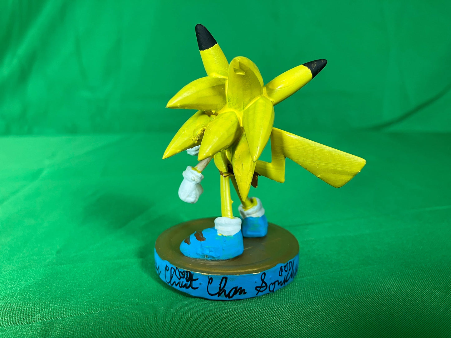 Sonichu Amiibo ( Handpainted by CWC )